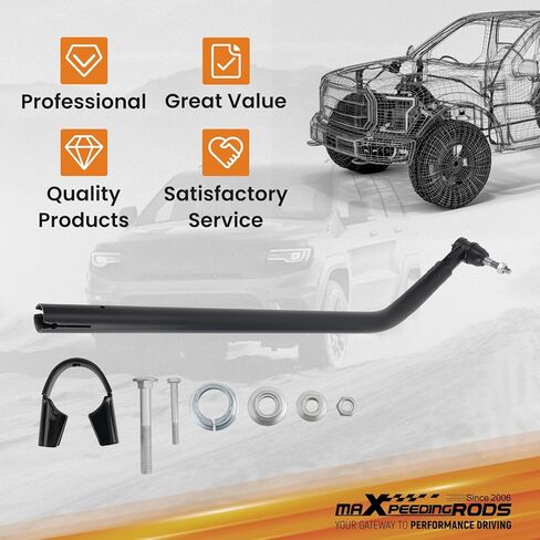 وصلة سحب عالية التوجيه maxpeedingrods قابلة للتعديل 3.5-6 بوصة لسيارة جيب جلاديتور JT جيب رانجلر JL 4WD 2018-2023 in Kuwait