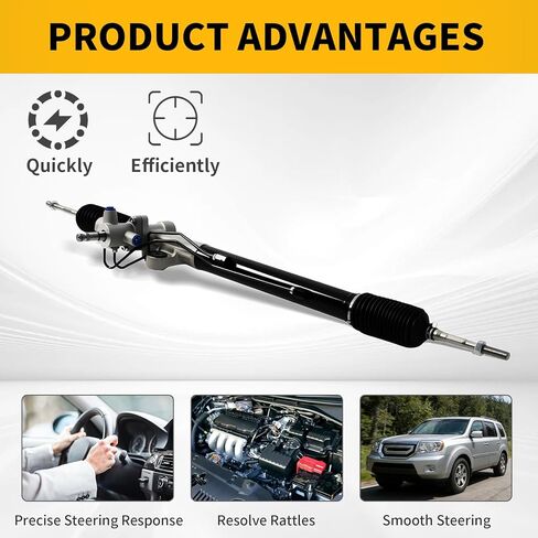 26-2754 مجموعة رف وترس التوجيه المعزز المتوافقة مع Pilot 3.5L 2009-2015 262754 53601SZAA02 in Kuwait