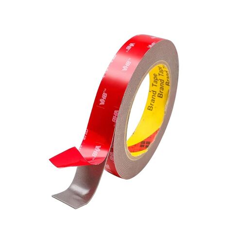 Double Sided Tape, Heavy Duty Mounting Tape, Very High Bond Waterproof Foam Tape, for LED Strip Lights, Car Decor, Home Decor and Office Decor (Gray,1 inch x 15.6Ft)， Made of 3m Tape in Kuwait