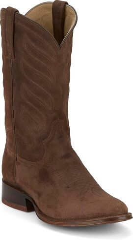 Tony Lama Amado 12" Suede Leather Western Boots for Men - Classic Design, Modern Flair, Comfortable Fit, Durable Craftsmanship in Saudi Arabia