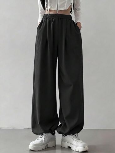 Girls' Jogger Sweatpants, 1-Pack Casual Winter Warm Fleece-Lined Knit Pants for Teen Girls, Athletic Lounge Pants in Saudi Arabia