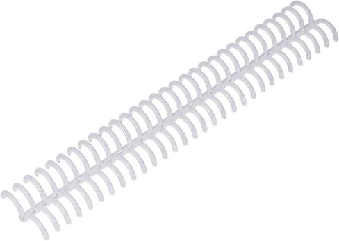 10 Pcs Plastic Binding Comb, 19mm Diameter, 150 Sheet Capacity, 30 Ring Plastic Comb Binding Spines for A4 B5 A5 Paper Notebook Calendar Picture Album, Customizable Length in Saudi Arabia