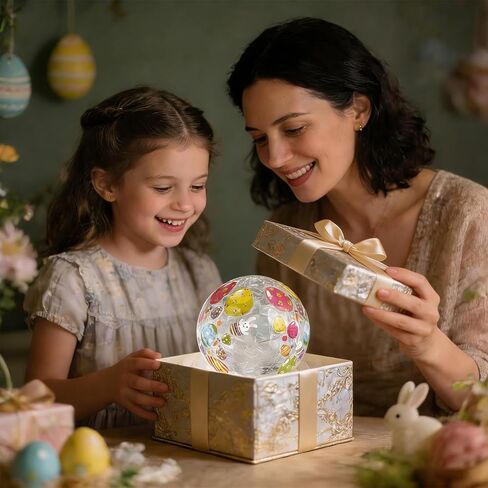 قطعتان من مصابيح كرة زجاجية لعيد الفصح، مقاس 3.93 بوصة، زينة على شكل أرنب عيد الفصح، مصابيح LED للزينة، كرة زجاجية مضاءة على سطح الطاولة، مصباح ديكور يعمل بالبطارية لقضاء العطلات في الأماكن المغلقة لتزيين طاولة الحفلات in Kuwait