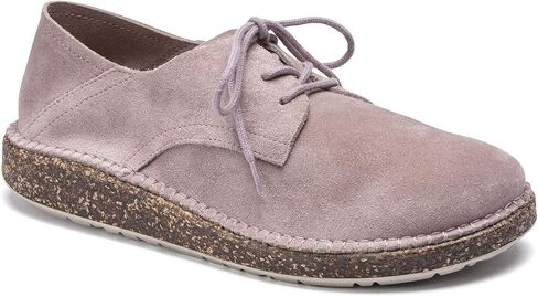 Birkenstock Women's Gary Lace-up Shoe, Lavender Suede in Saudi Arabia