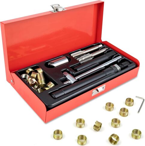 M14x1.25, 9.4 مللي متر و 15 مللي متر إدراج الكمية 20 شرارة التوصيل طقم تصليح الموضوع ، طقم تصليح الموضوع مع حقيبة للتخزين in Kuwait