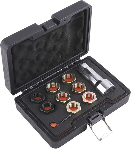 طقم استعادة الخيط 61 قطعة من maXpeedingrods، أداة إصلاح الخيط، UNC UNF ومجموعة مطارد الخيط المتري مع مقياس درجة الخيط in Kuwait