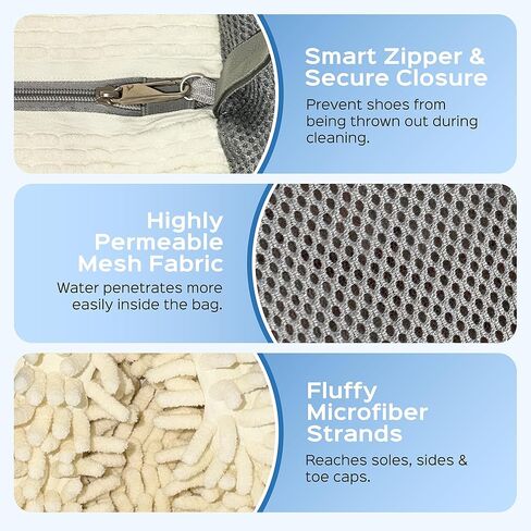 Shoe Washing Machine Bag 2 Pack Laundry Shoe Bag For Washer And Dryer Shoe Cleaning Bags in Saudi Arabia