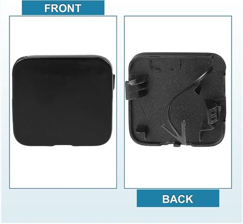 X AUTOHAUX Car Rear Bumper Tow Hook Cover 85071-4GA0A for Infiniti Q50 2014-2018 Tow Hook Eye Lid Cover Trailer Cap Midnight Black in Saudi Arabia