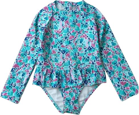 بدلة سباحة من قطعة واحدة للأطفال الصغار والبنات من OSHKOSH B'GOSH Rashguard in Saudi Arabia