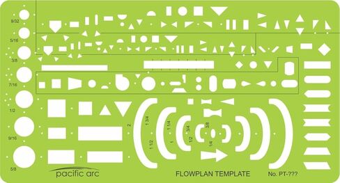 Pacific Arc Template: Flowplan 9.75" x 5.69" in Saudi Arabia