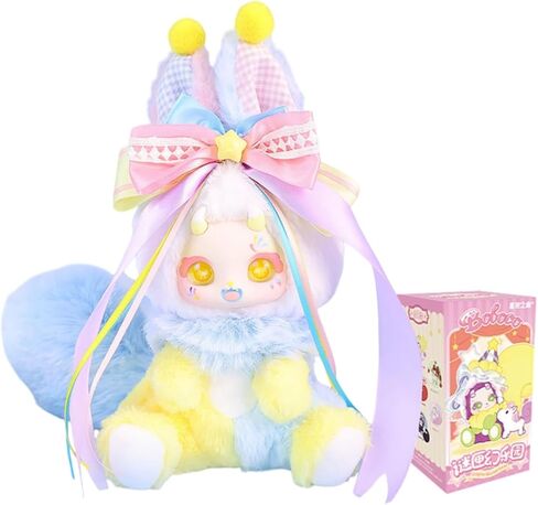 CALEMBOU Plush Blind Box, Cute Enigma Wonderland Series Soft Stuffed Myster Box Doll Keychain, Kawaii Mystery Vinyl Plush Bag Charms Collectible for Birthday Christmas in Saudi Arabia