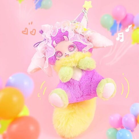 CALEMBOU Plush Blind Box, Cute Enigma Wonderland Series Soft Stuffed Myster Box Doll Keychain, Kawaii Mystery Vinyl Plush Bag Charms Collectible for Birthday Christmas in Saudi Arabia