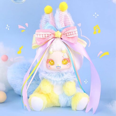 CALEMBOU Plush Blind Box, Cute Enigma Wonderland Series Soft Stuffed Myster Box Doll Keychain, Kawaii Mystery Vinyl Plush Bag Charms Collectible for Birthday Christmas in Saudi Arabia