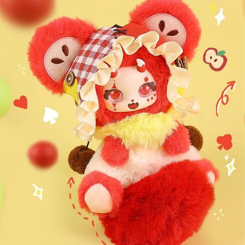 CALEMBOU Plush Blind Box, Cute Enigma Wonderland Series Soft Stuffed Myster Box Doll Keychain, Kawaii Mystery Vinyl Plush Bag Charms Collectible for Birthday Christmas in Saudi Arabia