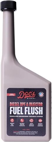 Doc's Diesel DPF & Injector Fuel Flush – Diesel System Cleaner for All Diesel Engines | Cleans DPF, Injectors & Turbo | One-Tank Fuel System Flush – 12 oz (1 Pack) in Saudi Arabia