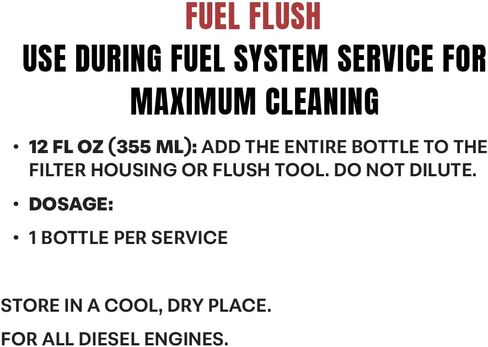 Doc's Diesel DPF & Injector Fuel Flush – Diesel System Cleaner for All Diesel Engines | Cleans DPF, Injectors & Turbo | One-Tank Fuel System Flush – 12 oz (1 Pack) in Saudi Arabia