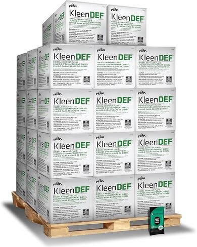 PEAK 2.5 Gallon DEF Fluid Pallet - Premium KleenDEF 40 Cases - Diesel Exhaust Fluid 2.5 Gallon Case - Pack of 40 Cases and 1 Pack of Heavy Duty Wipes in Saudi Arabia
