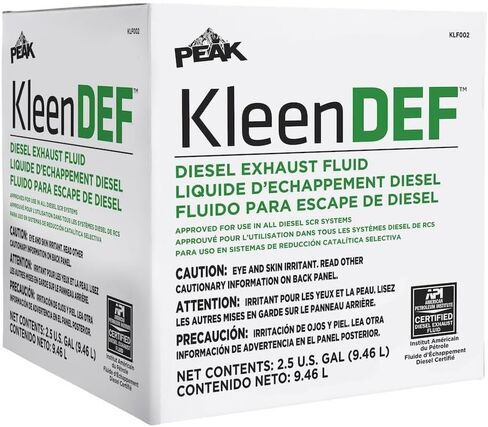PEAK 2.5 Gallon DEF Fluid Pallet - Premium KleenDEF 40 Cases - Diesel Exhaust Fluid 2.5 Gallon Case - Pack of 40 Cases and 1 Pack of Heavy Duty Wipes in Saudi Arabia