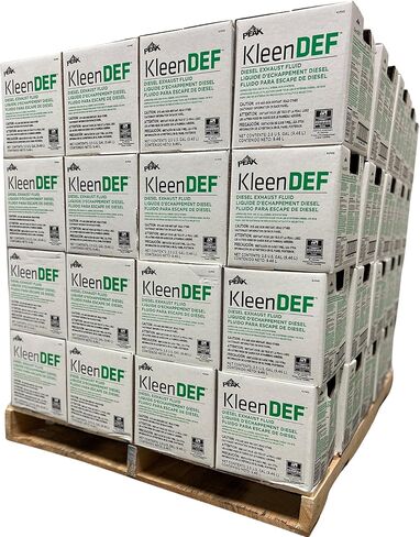 PEAK 2.5 Gallon DEF Fluid Pallet - Premium KleenDEF 40 Cases - Diesel Exhaust Fluid 2.5 Gallon Case - Pack of 40 Cases and 1 Pack of Heavy Duty Wipes in Saudi Arabia