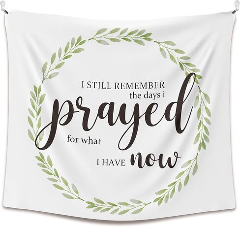Jinhaichen Inspirational Christian Boho Wall Tapestry Hanging for Bedroom, Motivational Bible Verse Tapestry, Religious Bible Verse Farmhouse Home Decor for Living Prayer Room Church 50x60 Inch in Saudi Arabia