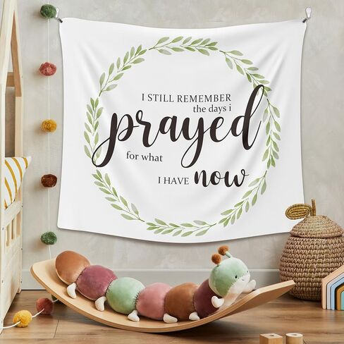 Jinhaichen Inspirational Christian Boho Wall Tapestry Hanging for Bedroom, Motivational Bible Verse Tapestry, Religious Bible Verse Farmhouse Home Decor for Living Prayer Room Church 50x60 Inch in Saudi Arabia