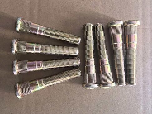 8 قطعة 5/8 "-18 استبدال مسمار عجلة المقطورة لـ Dexter 10K & 12K lb المحور العروة مسمار مسمار 3.43 بوصة. طول UHL 17.4 مم Knurl in Kuwait