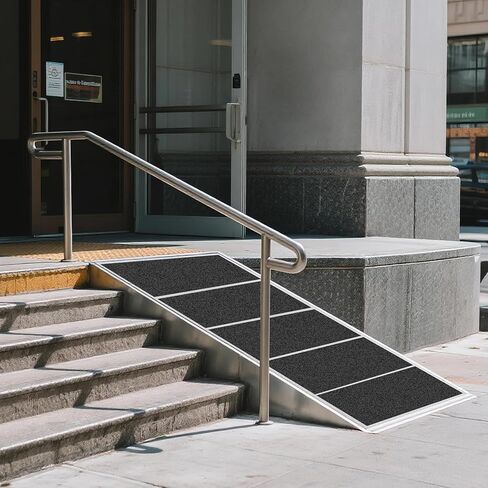 12" x 30Ft Heavy Duty Anti Slip Tape, 80 Grit Grip Tape, All Weather Abrasive Friction for Stairs, Skateboards, Indoor Outdoor, Garage Ramps, Home & Business - Black in Saudi Arabia