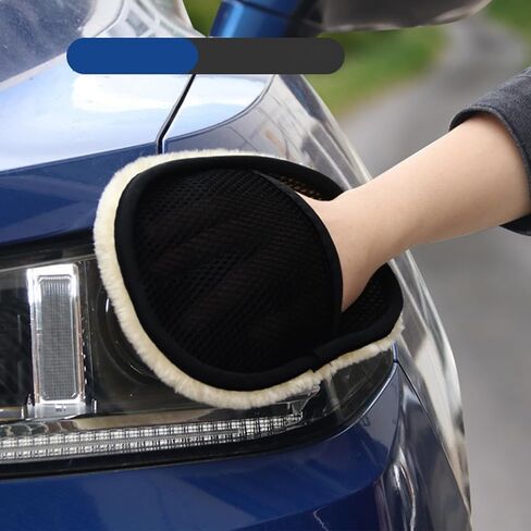 Tyenaza Car Wash Mitt Thickened Portable Versatile Scratch Proof Cleaning Gloves for Vehicle Motorcycle in Saudi Arabia