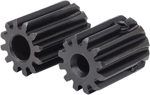 Spur Gear 1M-10T/12T/14T SC45#Carbon Steel Material Bore Size 4/5/6/6.35/7mm 1Pcs(5 mm,1M14T) in Saudi Arabia