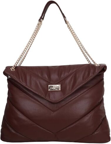 SANDY LISA Cali Shoulder Bag | Stylish Day & Night Tote | Adjustable Chains | Work, Play, Fits up to 14" Laptop in Saudi Arabia