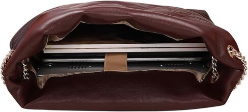 SANDY LISA Cali Shoulder Bag | Stylish Day & Night Tote | Adjustable Chains | Work, Play, Fits up to 14" Laptop in Saudi Arabia