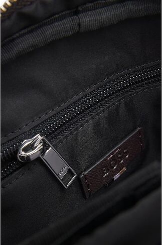 BOSS Men's Zair NS Zip Reporter Bag with Signature Stripes and Logo Detail, dunkelbraun, 3545 Kubikzentimeter in Saudi Arabia