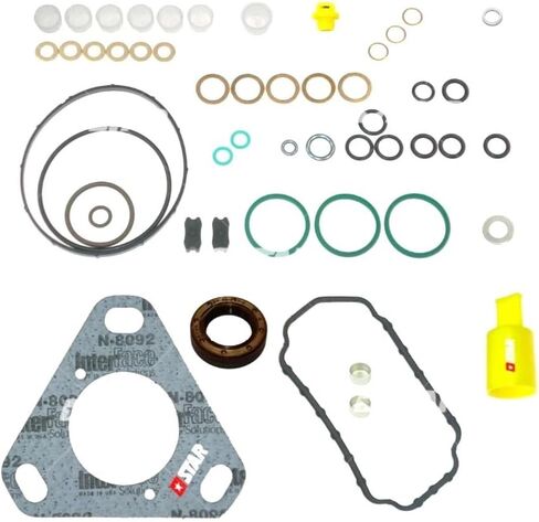 إعادة بناء الحشية ومجموعة الحلقة الدائرية لمضخة الحقن الدوارة Bosch VE المتوافقة مع محركات Cummins B-Series وC-Series، الجزء # Motorworks#S0147 / 31485/10 in Kuwait