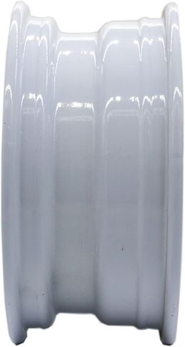 Premium Service 14x5.5 5 On 4.5 Spoked Steel Trailer Wheel - White with Pin Stripes in Saudi Arabia