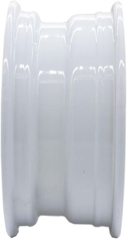 Premium Service 14x5.5 5 On 4.5 Spoked Steel Trailer Wheel - White with Pin Stripes in Saudi Arabia