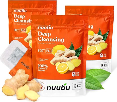 منصات القدم Nuubu Lavender - تصحيح القدم العشبية اليابانية الطبيعية العميقة - حزمة من 10 in Kuwait