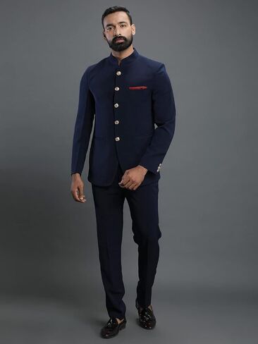 Elina fashion Men's Bandhgala Jodhpuri Nehru Jacket Waistcoat With Pant | Indian Stitched Readymade Festive Wear in Saudi Arabia