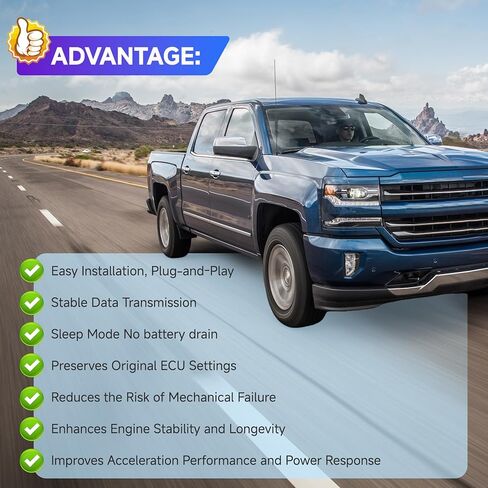 جهاز تعطيل إدارة الوقود النشط AFM/DFM، مجموعة DOD Delite 5.3 لسيارة شيفروليه سيلفرادو 1500 5.3L 2010-2018، متوافقة مع محركات GM V6 V8 in Kuwait