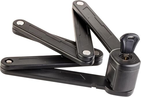 Revere Folding Bike Lock – Heavy-Duty Anti-Theft Hardened Steel, Rust-Proof, Foldable Compact High-Security Lock for Bicycle, Scooter & Motorcycle (Keyed) in Saudi Arabia