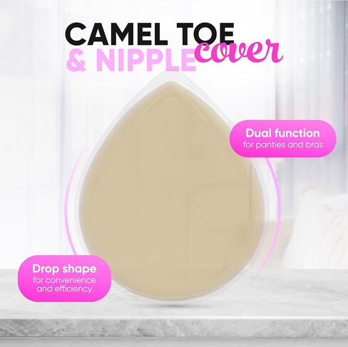 BareCover™ Silicone Camel Concealer for Thong, Swimsuit & Leggings – 2 Pack | Seamless No-Show Insert & Coverage Pads | Reusable Invisible Camel Concealer in Saudi Arabia