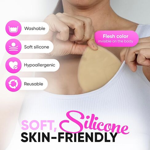 BareCover™ Silicone Camel Concealer for Thong, Swimsuit & Leggings – 2 Pack | Seamless No-Show Insert & Coverage Pads | Reusable Invisible Camel Concealer in Saudi Arabia