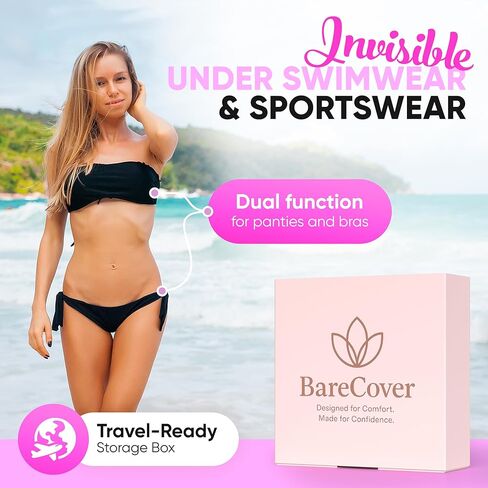 BareCover™ Silicone Camel Concealer for Thong, Swimsuit & Leggings – 2 Pack | Seamless No-Show Insert & Coverage Pads | Reusable Invisible Camel Concealer in Saudi Arabia
