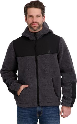 Billabong mens Full Zip Sherpa Hoodie Jacket in Saudi Arabia