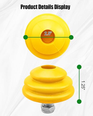 2Pcs Bump Stop Kit Fit for Chevy Chevrolet GMC K1500 Suburban 1992-1999 Some Models, 1.25" Height 2.5" Diameter, Replace 4922 Jounce Bumpers in Saudi Arabia