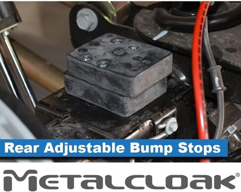 مصدات صدمات قابلة للتعديل عالميًا بواسطة Metalcloak، خلفي 2 بوصة، متوافق مع JK/JL Wrangler وJT Gladiator، زيادة التعليق، تصميم محدد، سهل التركيب in Saudi Arabia