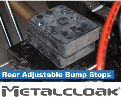مصدات صدمات قابلة للتعديل عالميًا بواسطة Metalcloak، خلفي 2 بوصة، متوافق مع JK/JL Wrangler وJT Gladiator، زيادة التعليق، تصميم محدد، سهل التركيب in Saudi Arabia