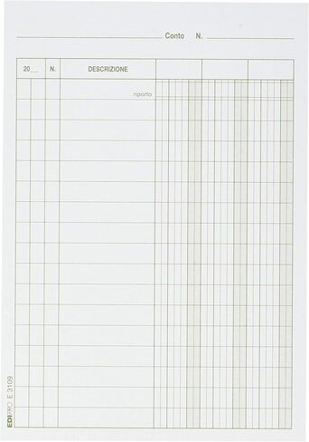 EDIPRO - E3109BL - 100 بطاقة مع 3 أعمدة أزرق f.to 15x10,5 in Saudi Arabia