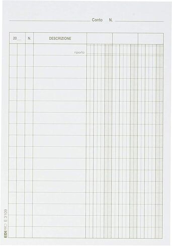 EDIPRO - E3109BL - 100 بطاقة مع 3 أعمدة أزرق f.to 15x10,5 in Saudi Arabia