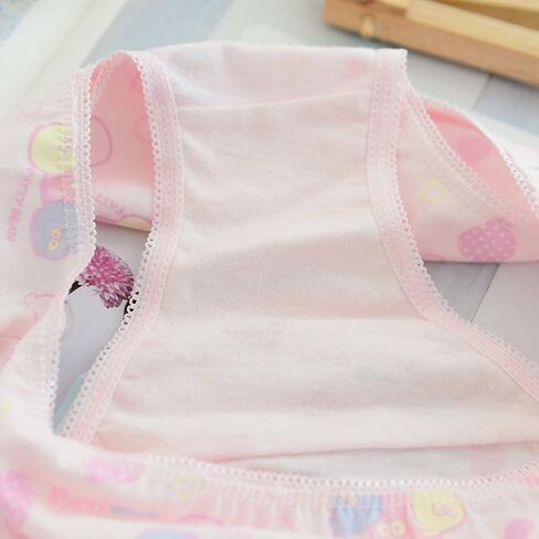 Kids Baby Girls Cute Underwear Cotton Panties Kids Short Briefs Children Underpants 2-10 Years (6 Pack Randomly Sent) in Saudi Arabia