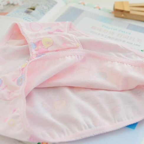 Kids Baby Girls Cute Underwear Cotton Panties Kids Short Briefs Children Underpants 2-10 Years (6 Pack Randomly Sent) in Saudi Arabia